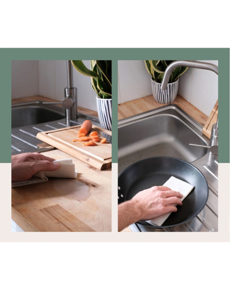 Cleaning cloth Fox and hedgehog - Kitchen supplies - Agapics