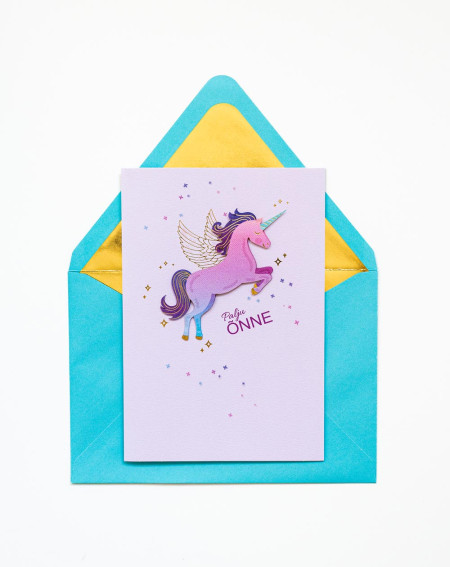 Hallmark Card Unicorn - Greeting cards - Agapics
