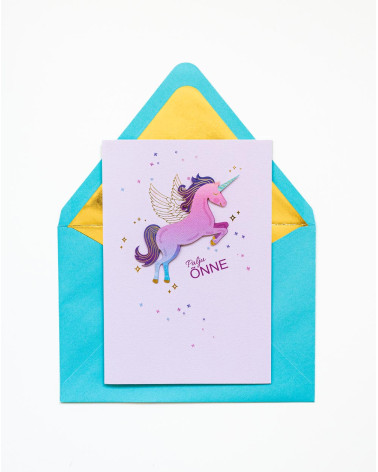 Hallmark Card Unicorn - Greeting cards - Agapics