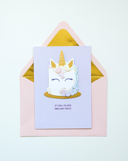 Hallmark Card Unicorn - Greeting cards - Agapics