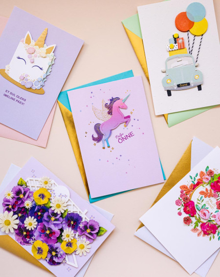 Hallmark Card Ükssarvik - Õnnitluskaardid - Agapics