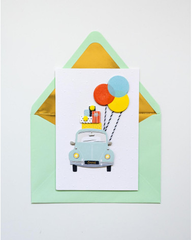 Hallmark Card Car with gifts - Greeting cards - Agapics
