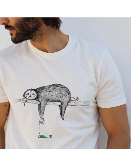 T-shirt Sloth cream M