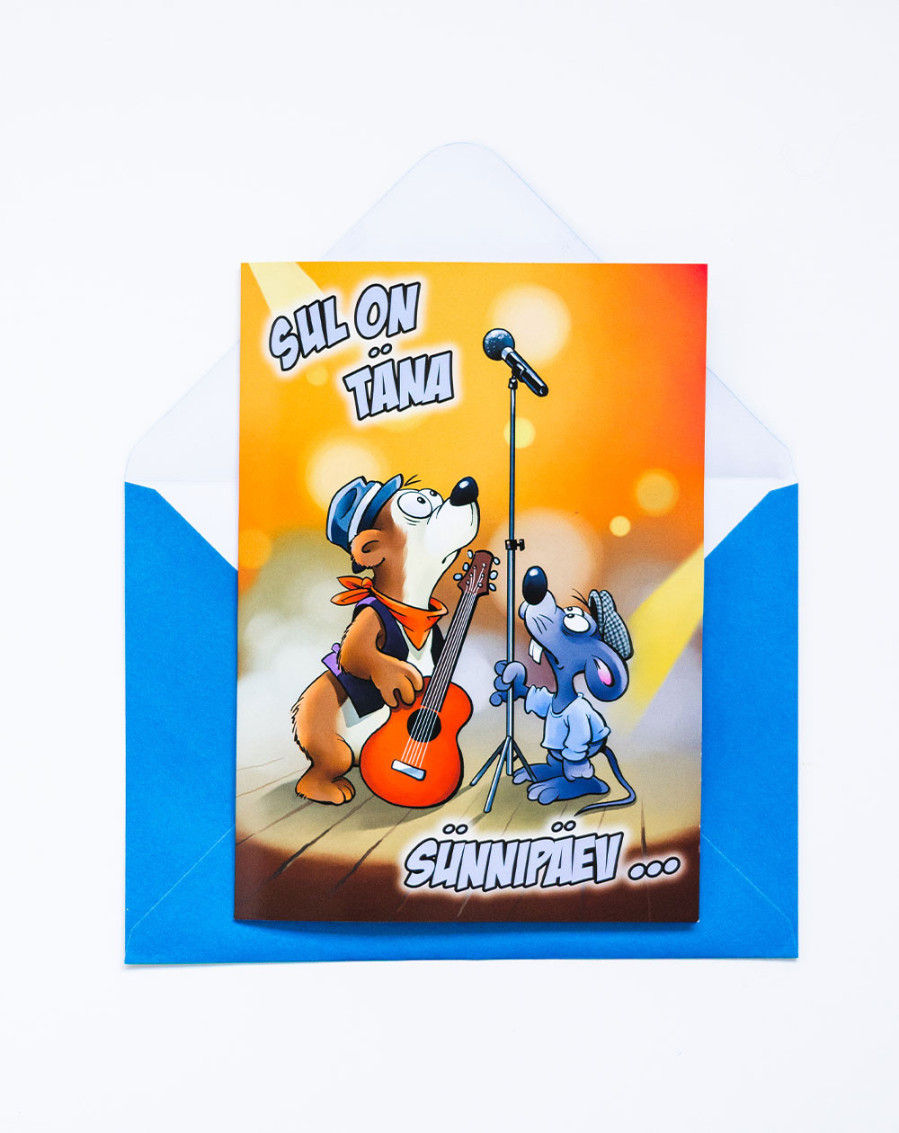 Music Greeting Card Singers - Music cards - Agapics