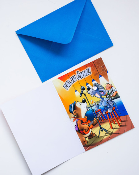 Music Greeting Card Singers - Music cards - Agapics