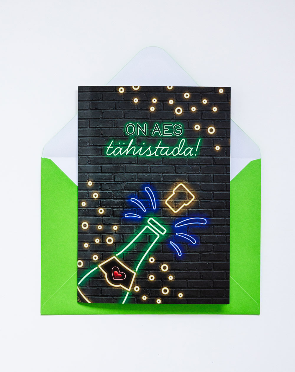 Music Greeting Card It's time to celebrate - Music cards - Agapics