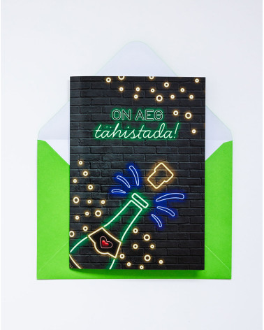 Music Greeting Card It's time to celebrate - Music cards - Agapics