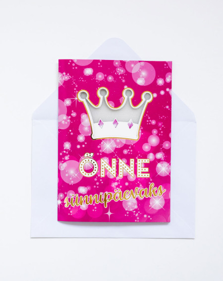 Music Greeting Card Birthday Crown - Music cards - Agapics