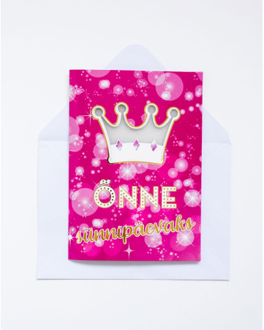 Music Greeting Card Birthday Crown - Music cards - Agapics