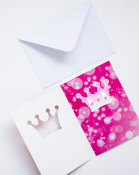 Music Greeting Card Birthday Crown - Music cards - Agapics