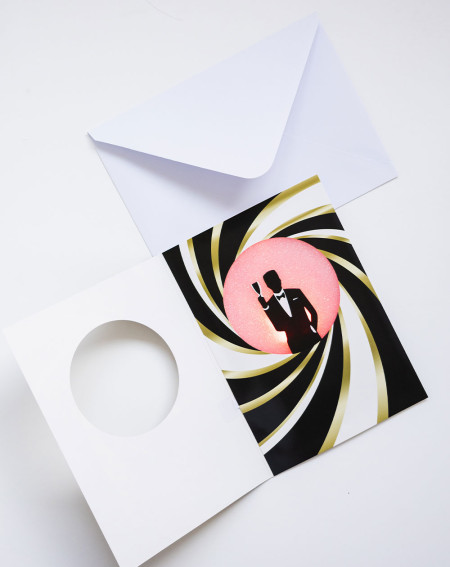 Music Greeting Card Man - Music cards - Agapics