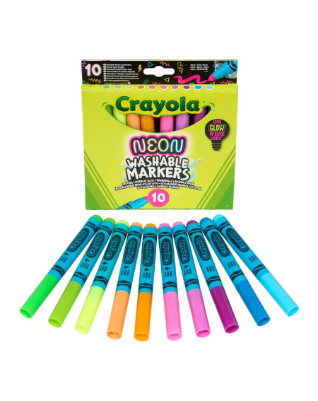 Crayola Neoonmarkerid pestavad 10tk - Agapics