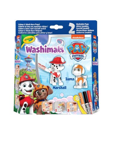 Crayola Washimals Käpapatrullid Zuma ja Marshall