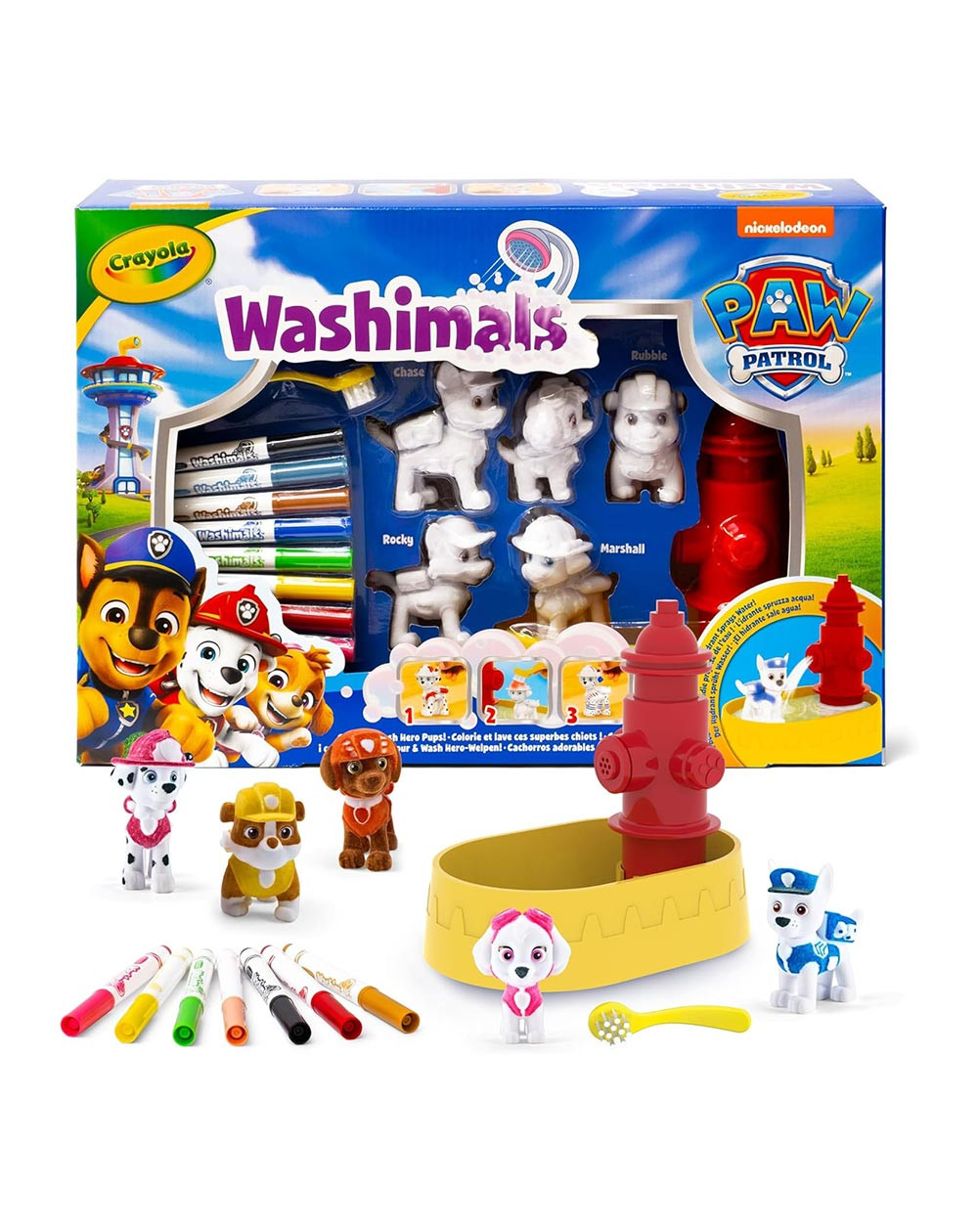 Crayola washimals pets paw patrol activity set - Agapics