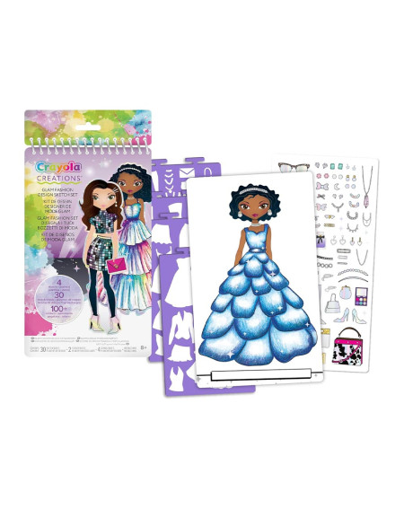 Crayola Creations Glam sketch set - Agapics