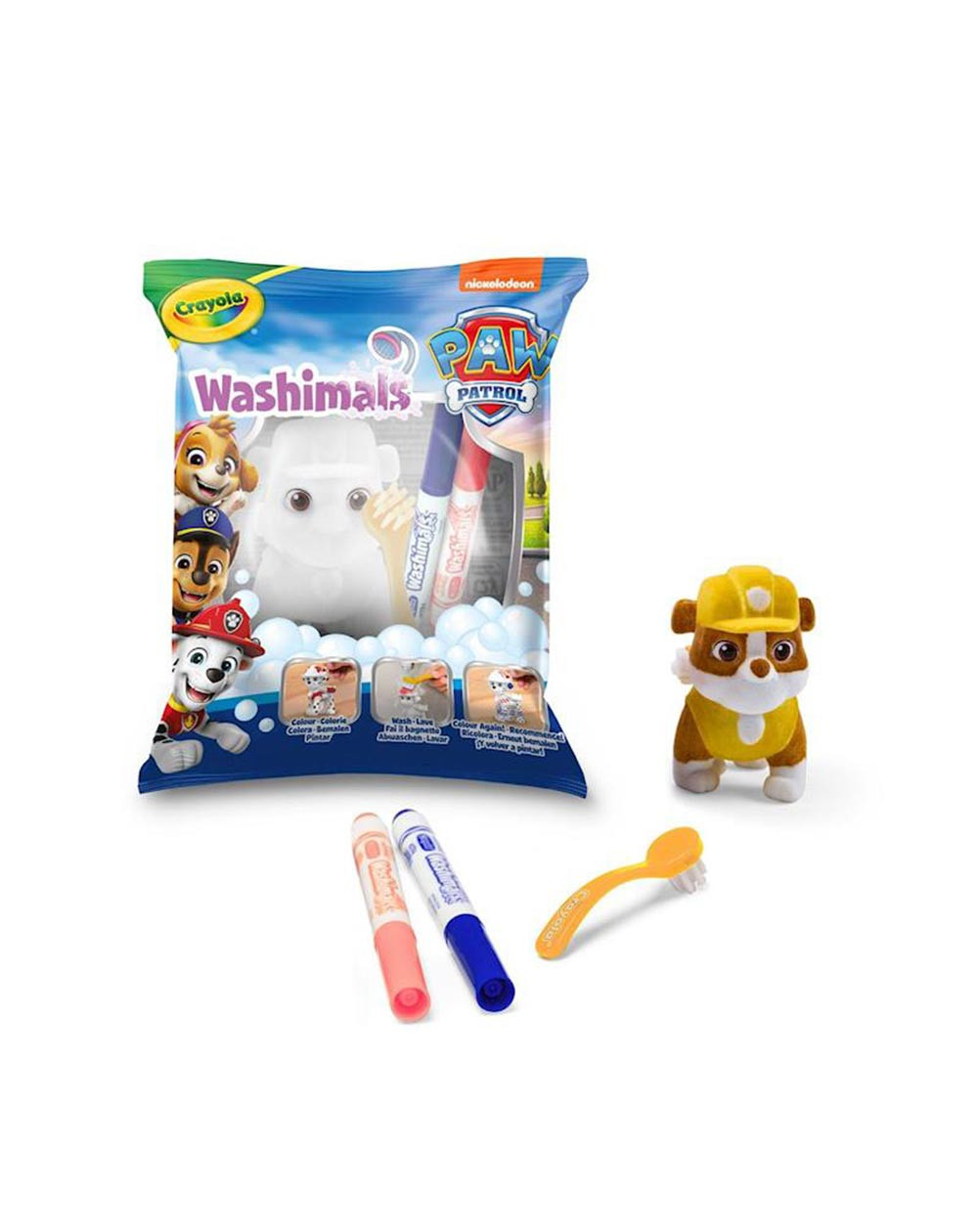 Crayola Washimals Käpapatrulli tegelane Rubble - Mänguasjad - Agapics