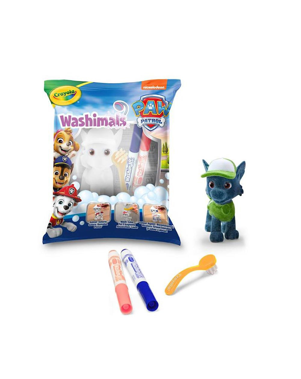 Crayola Washimals Käpapatrulli tegelane Rocky - Pestavad mänguasjad - Agapics
