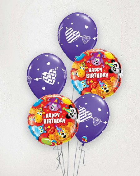 Big Balloon Bouquet Birthday animals