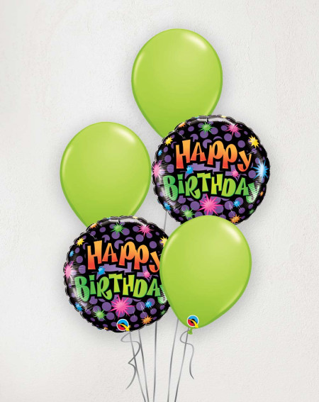 Big Balloon Bouquet Birthday disco