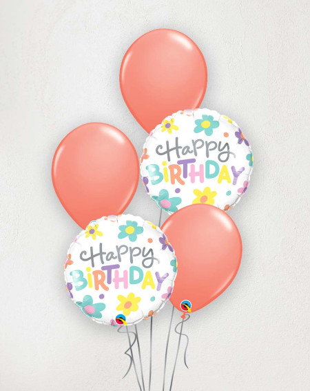 Big Balloon Bouquet Birthday Flowers