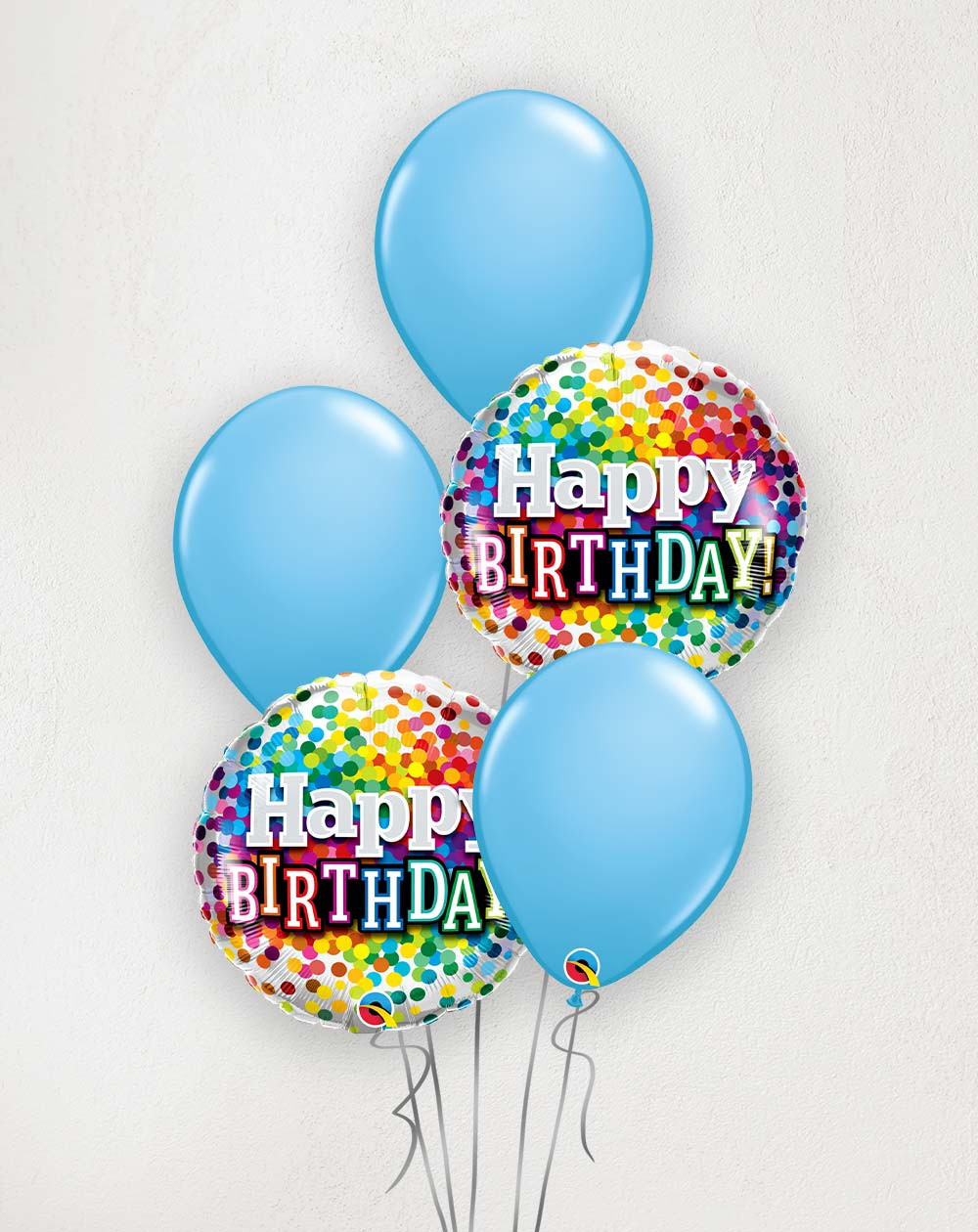 Big Balloon Bouquet Birthday dots