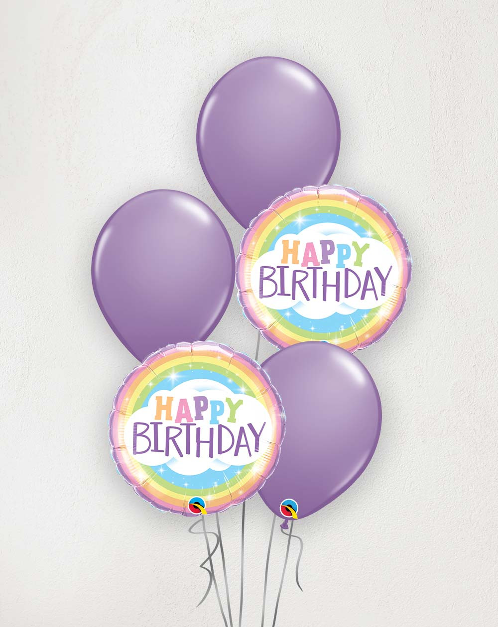 Big Balloon Bouquet Birthday clouds