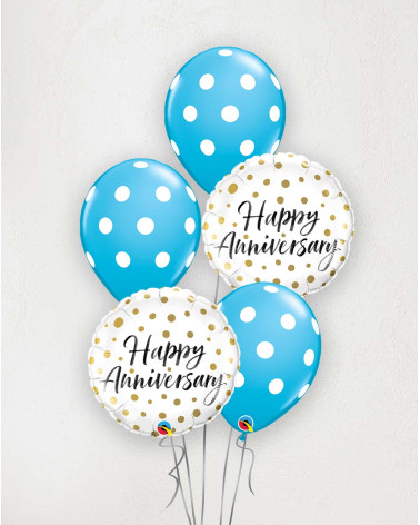 Big Balloon Bouquet Happy anniversary