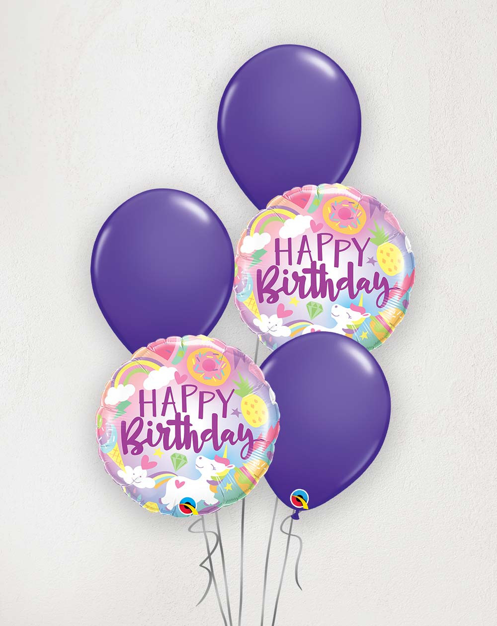 Big Balloon Bouquet Birthday unicorn
