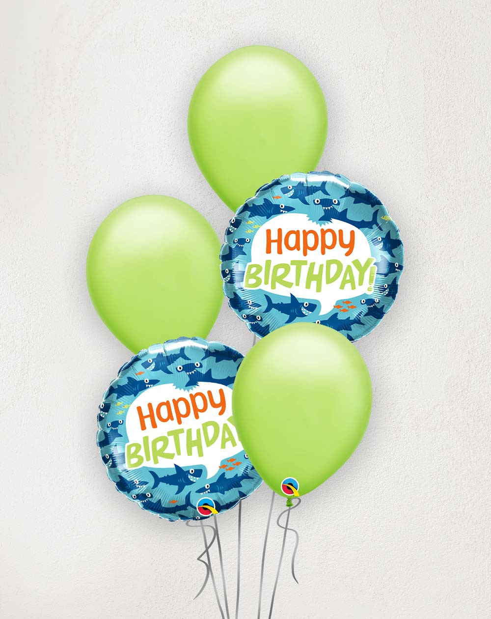 Big Balloon Bouquet Birthday sharks