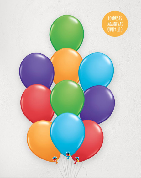 Big L Balloons Colors