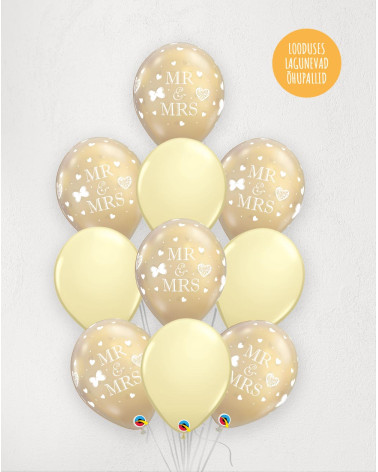 Big L Balloons Mr & Mrs