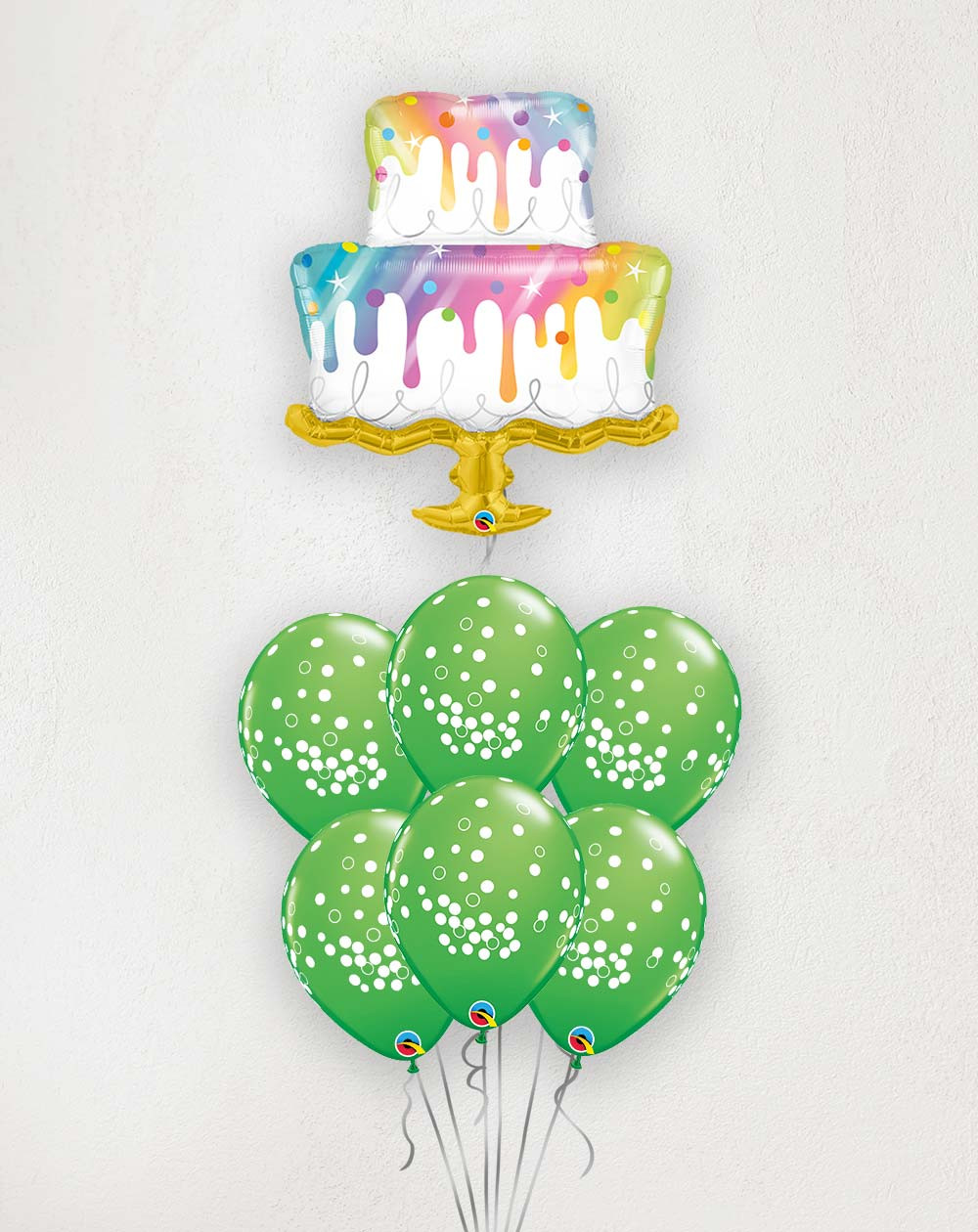 Big Balloon Bouquet Birthday cake