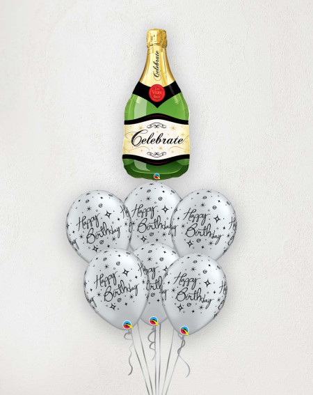 Big Balloon Bouquet HB Bubble bottle
