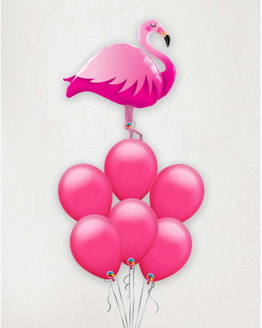Big Balloon Bouquet Flamingo