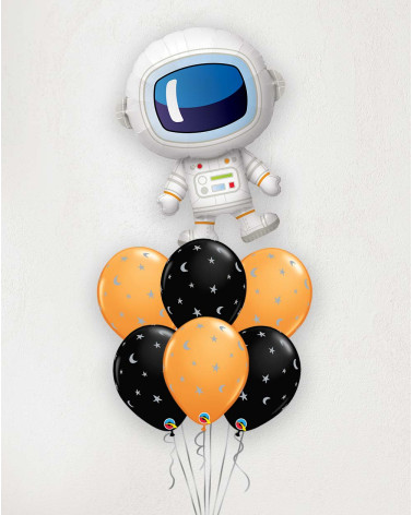 Big Balloon Bouquet Adorable astronaut