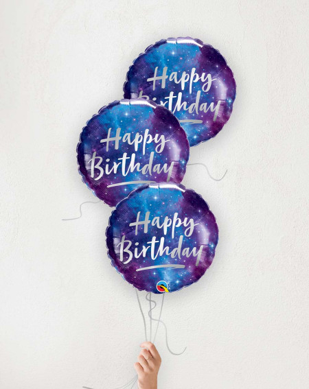 Balloon Bouquet Birthday Cosmic stars
