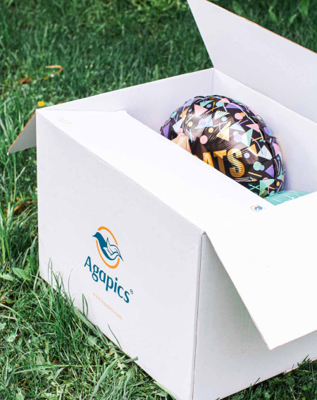 Õhupallibukett Sünnipäeva mängud sinised tähed