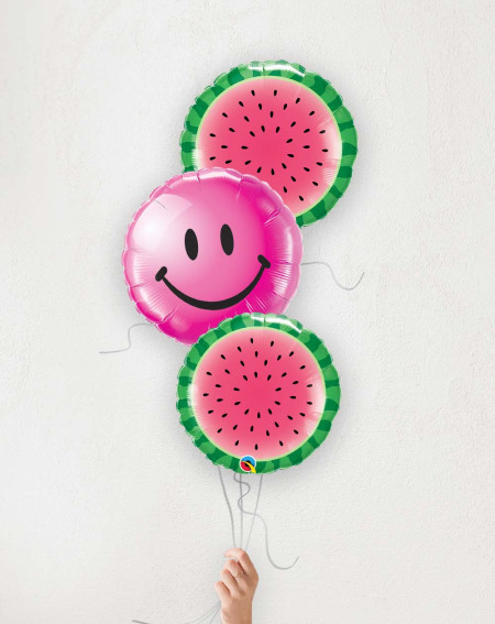 Balloon Bouquet Lucky Face and watermelons