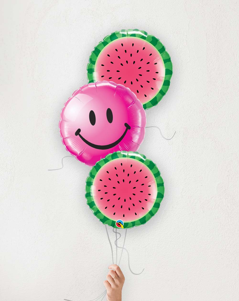 Õhupallibukett Rõõmus nägu ja arbuusid