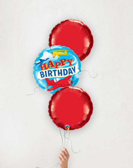 Balloon Bouquet Birthday Airplanes
