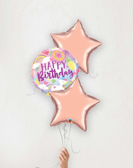 Balloon Bouquet Sweet Birthday and stars