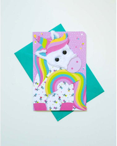 Card Unicorn - Kids greeting cards - Agapics
