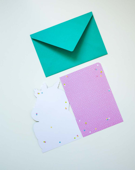 Card Unicorn - Kids greeting cards - Agapics