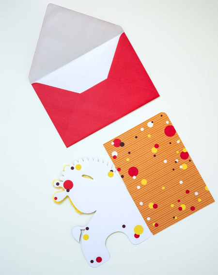 Card Giraffe - Kids birthday cards - Agapics