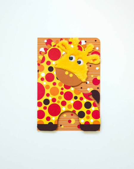 Card Giraffe - Kids birthday cards - Agapics