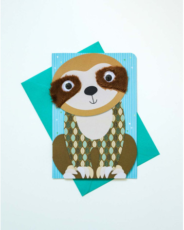 Card Sloth - Kids greeting cards - Agapics