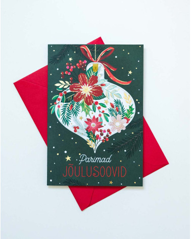 Jõuluehtega Jõulukaart Jõuluehe - Agapics