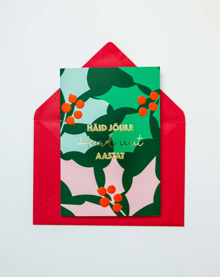 Christmas Card Berries - Holiday greetings - Agapics