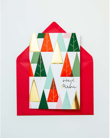 Christmas Card Trees - Holiday greetings - Agapics
