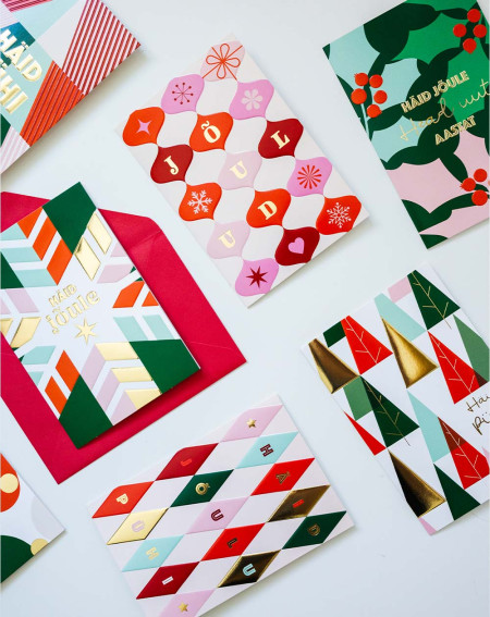 Christmas Card Trees - Holiday greetings - Agapics